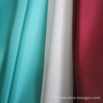 Newest design 30dx30d polyester two tone organza fabric plain woven fabric for dress